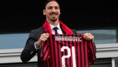 Zlatan Ibrahimovic wird Berater für den AC Milan. (Bild: AFP)