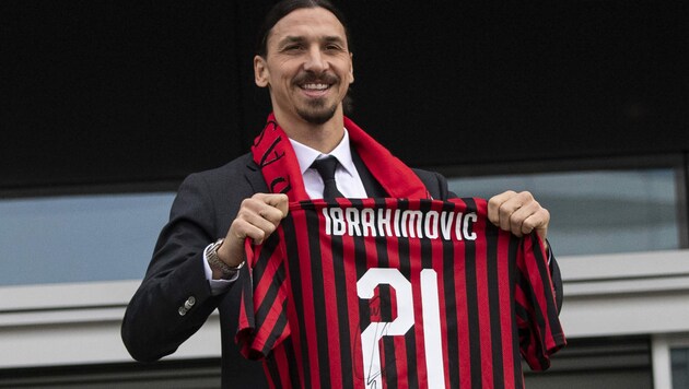 Zlatan Ibrahimovic hat einen neuen Job bei der AC Milan. (Bild: AFP)