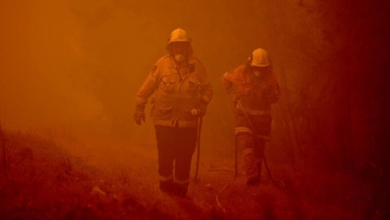 Der Klimawandel hat in Australien großflächige Brände ausgelöst. (Bild: APA/AFP/PETER PARKS)