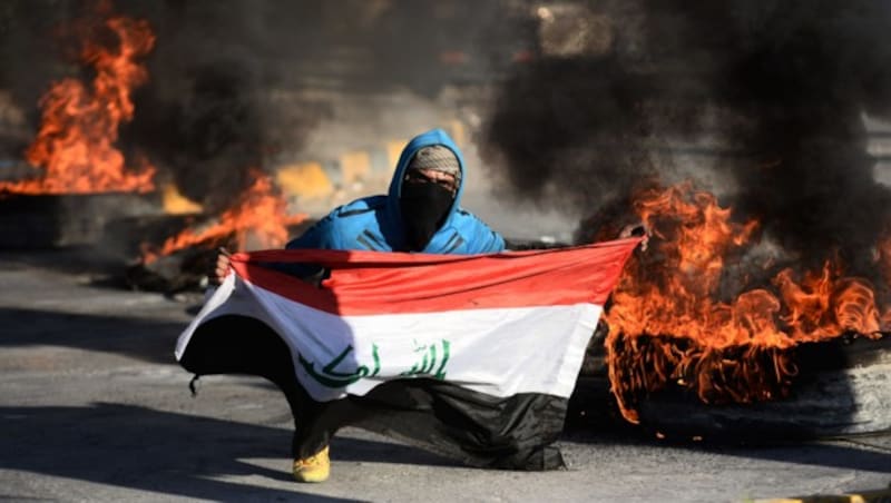 Proteste im Irak gegen die USA (Bild: AFP)