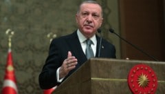 Der türkische Präsident Recep Tayyip Erdogan (Bild: AP)