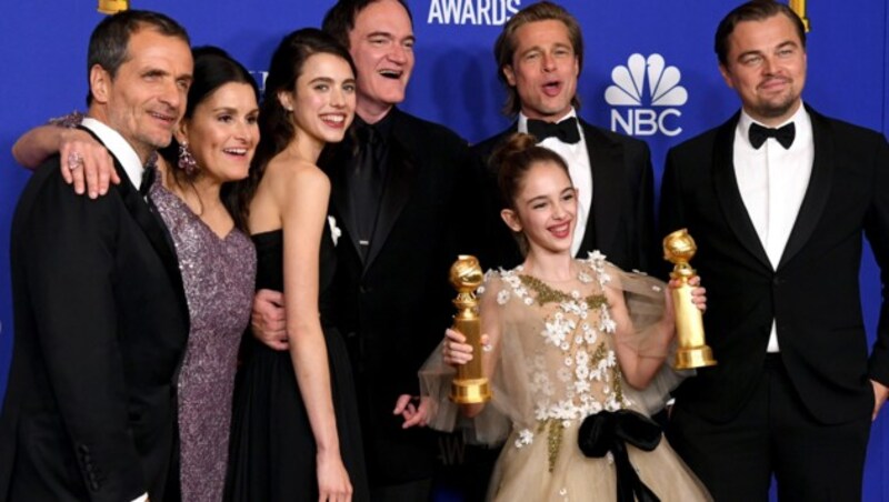 Quentin Tarantino durfte sich mit seinem „Once Upon a Time ... in Hollywood“-Cast über einen Golden Globe freuen. (Bild: 2020 Getty Images)