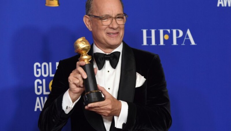 Tom Hanks erhielt den Cecil B. deMille Award. (Bild: Chris Pizzello/Invision/AP)