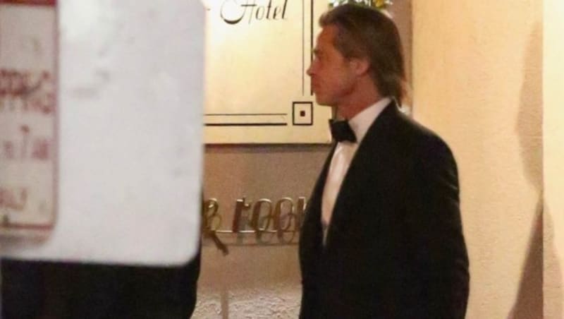 Brad Pitt schlich sich auf dieselbe After-Show-Party wie Jennifer Aniston. (Bild: www.PPS.at)