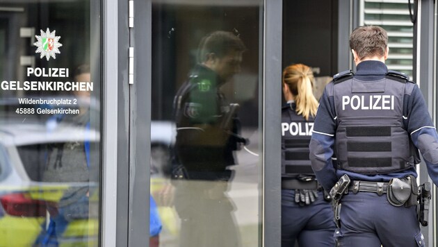 Der Ort des Angriffs war die Polizeidienststelle Gelsenkirchen-Süd. (Bild: AP)