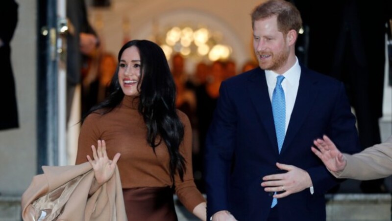 Herzogin Meghan und Prinz Harry (Bild: APA/AP)