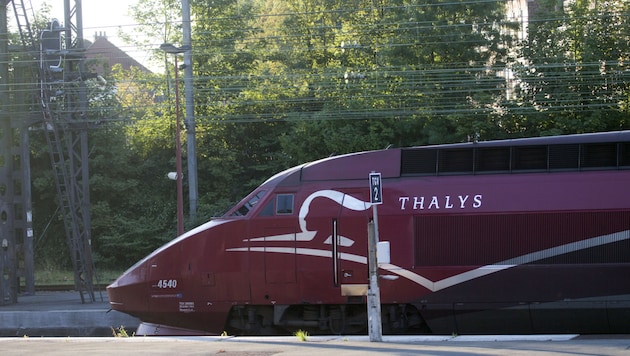 Der Thalys ist ein europäischer Hochgeschwindigkeitszug, der auf der Technik des TGV beruht. (Bild: AP)
