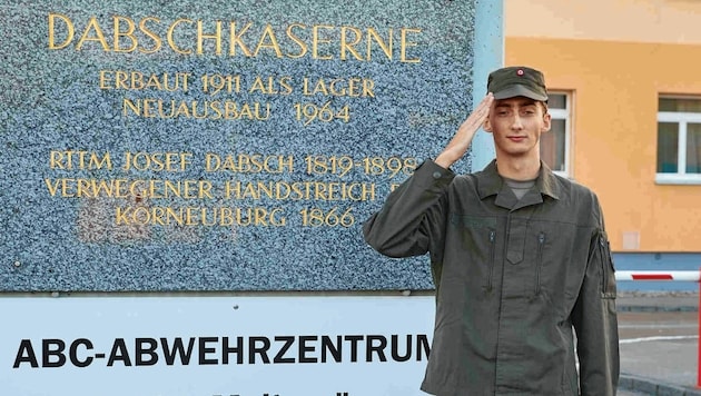 Ferdinand Habsburgs Grundausbildung findet in Korneuburg statt. (Bild: Starpix/ Alexander TUMA)