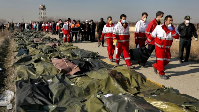 Alle 176 Menschen an Bord starben bei der Katastrophe. (Bild: AP)