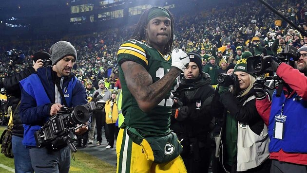 Davante Adams von den Green Bay Packers (Bild: APA/AFP/GETTY IMAGES/Stacy Revere)