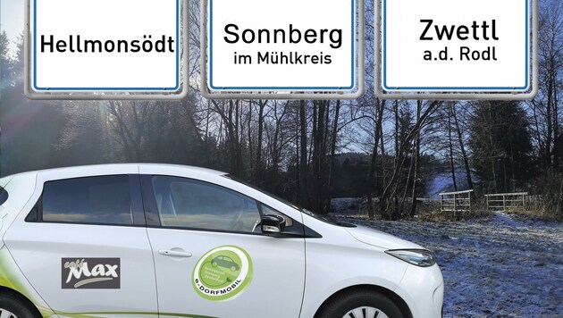 So sieht das erste oberösterreichische Elektro-Dorfmobil aus, das ab 24. Februar im Mühlviertel unterwegs sein wird. (Bild: ZVG)