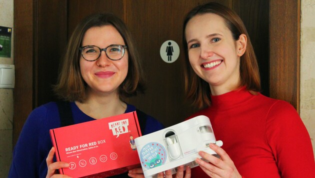 Tampons und Binden sind für Grazer Studentinnen künftig gratis. (Bild: ÖH Uni Graz)