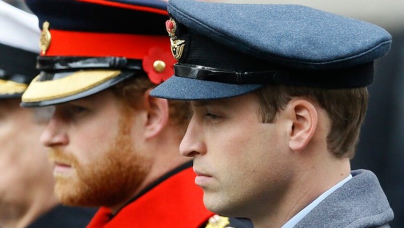 Harry und William (Bild: AP)