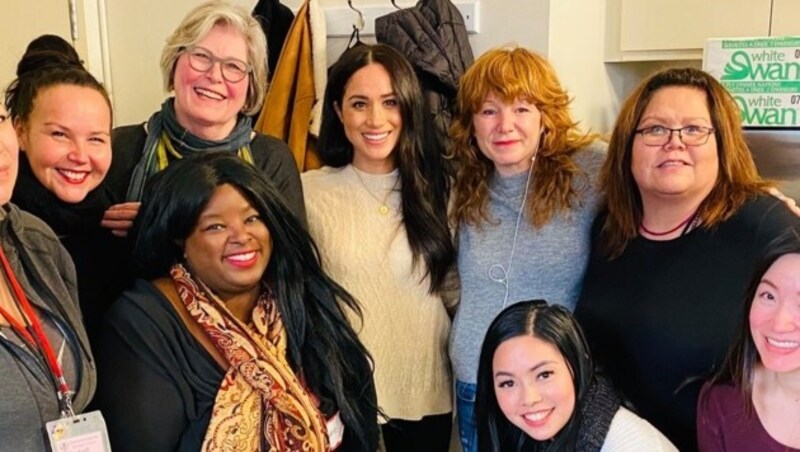 Meghan Markle besuchte nach dem „Megxit“ das „Downtown Eastside Women‘s Centre“ in einer verkommenen Gegend von Vancouver. (Bild: www.facebook.com)