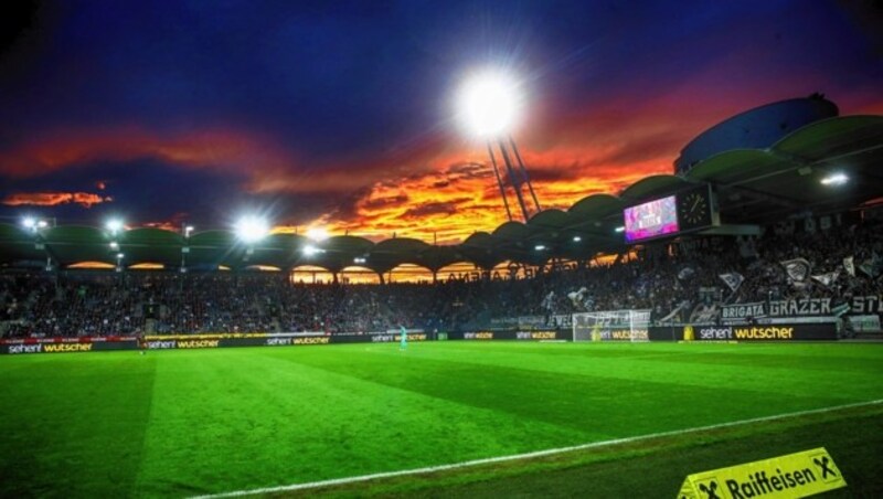 Das Grazer Stadion ist nicht CL-tauglich! (Bild: Sepp Pail)