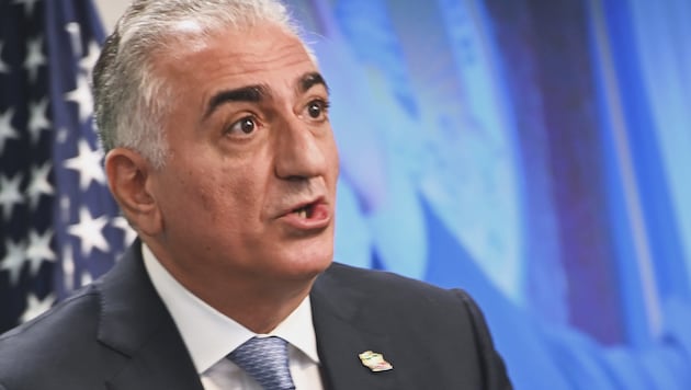 Reza Pahlavi, Ex-Kronprinz des Iran und Sohn des letzten Schahs von Persien (Bild: AFP)