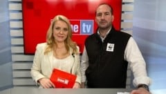 Raphaela Scharf im Talk mit Georg Scattolin (Bild: krone.tv)