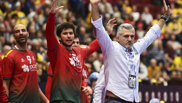 Portugals Coach Paulo Pereira (Bild: AFP/Jonathan Nackstrand)