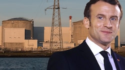 Macron machte klar, dass ein Ausstieg aus der Kernenergie für ihn nicht infrage kommt. (Bild: AFP, krone.at-Grafik)