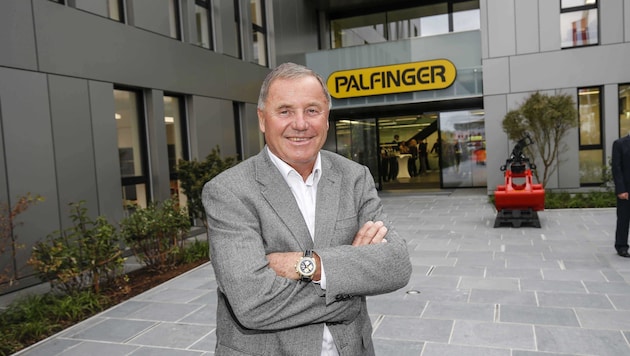 Hubert Palfinger sen. machte das Unternehmen seines Vaters groß. (Bild: Tschepp Markus)