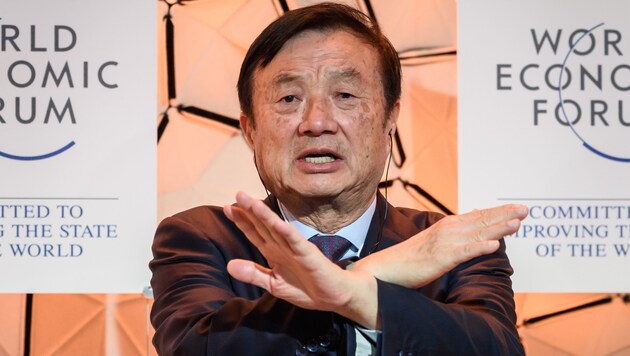 Huawei-CEO Ren Zhengfei (Bild: AFP)