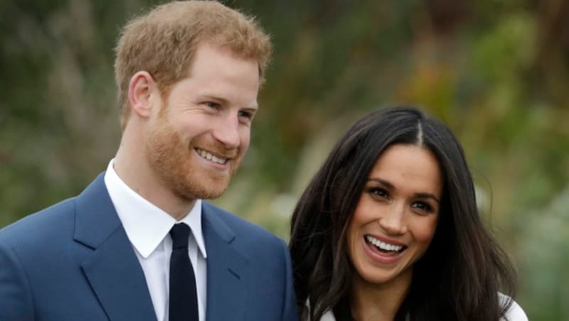 Prinz Harry und Herzogin Meghan (Bild: APA/AP)