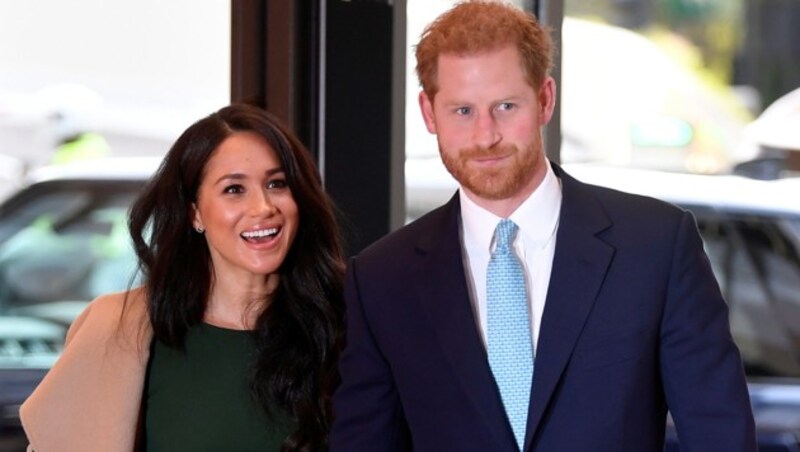 Herzogin Meghan und Prinz Harry (Bild: AFP)