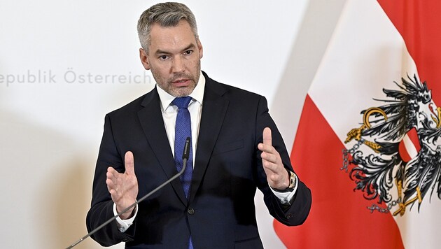 Innenminister Karl Nehammer (ÖVP) (Bild: APA/Herbert Neubauer)