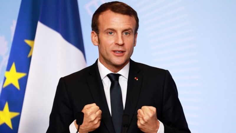 Frankreichs Präsident Emmanuel Macron (Bild: AFP)