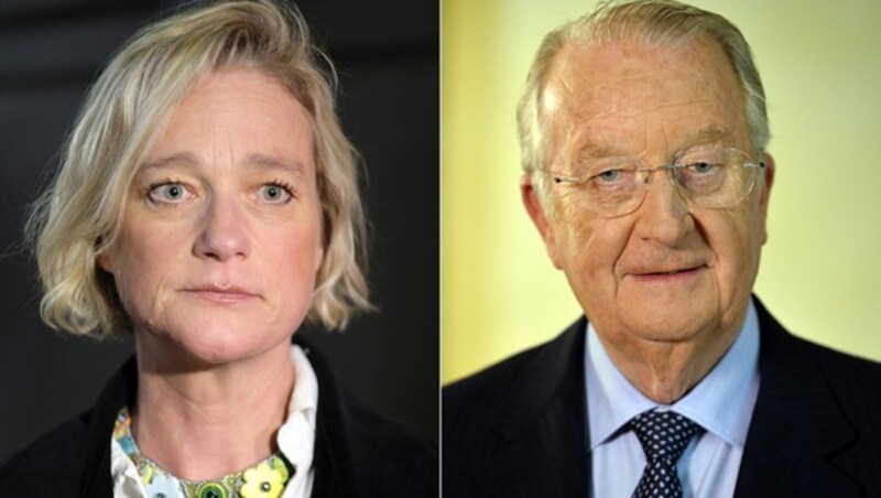 Delphine Boel und Albert II. (Bild: AFP)