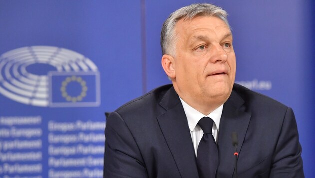 Ungarns Ministerpräsident Orban (Bild: APA/AFP/EMMANUEL DUNAND)