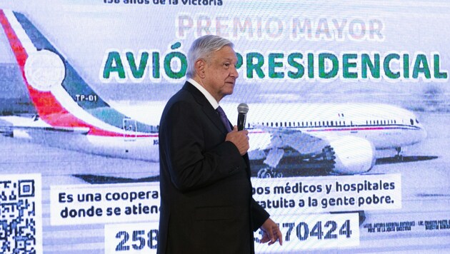 Mexikos Präsident Andres Manuel Lopez Obrador (Bild: AFP)