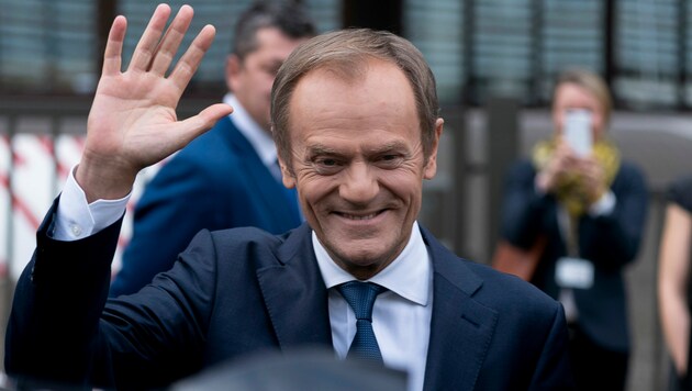 Polens Oppositionsführer Donald Tusk (Bild: APA/AFP/Kenzo TRIBOUILLARD)