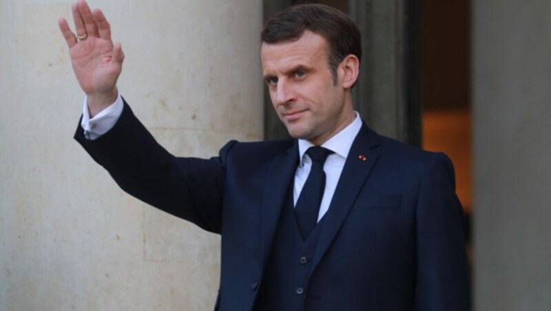 Frankreichs Präsident Emmanuel Macron (Bild: AFP)