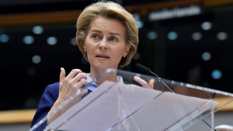 EU-Kommissionspräsidentin Ursula von der Leyen (Bild: AFP)