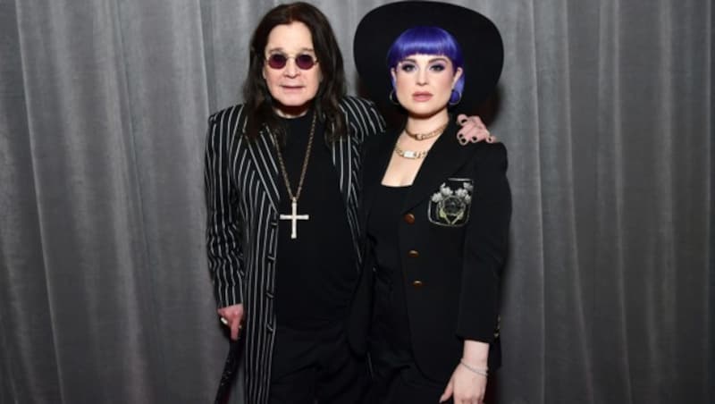 Ozzy Osbourne mit Tochter Kelly Osbourne (Bild: AFP)