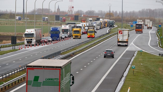 Autobahn in Belgien (Archiv) (Bild: AFP)