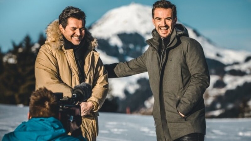 Thomas Anders (links) und Florian Silbereisen (Bild: Mathäus Gartner/Kitzbüheler Alpen – Brixental)