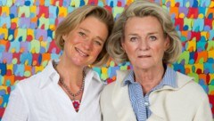 Delphine Boel mit ihrer Mutter Baronin Sybille de Selys Longchamps (Bild: www.viennareport.at)