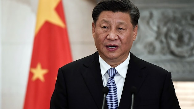 Der chinesische Präsident Xi Jinping (Bild: APA/AFP/ARIS MESSINIS)