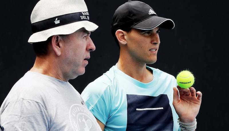 Günter Bresnik (left) once discovered Austria's tennis star Dominic Thiem and guided the Lower Austrian to the top of the world rankings. (Bild: GEPA)