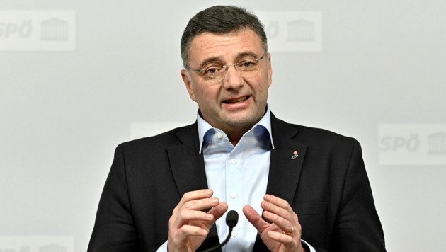 SPÖ-Vizeklubchef Jörg Leichtfried (Bild: APA/Herbert Neubauer)