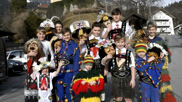 Die junge Muller-Gruppe aus Innsbruck-Mühlau lädt am Sonntag zum Kinderumzug (Bild: Andreas Fischer)