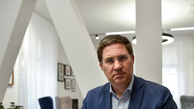 Der Welser FPÖ-Bürgermeister Andreas Rabl (Bild: Markus Wenzel)