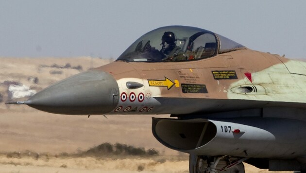 Eine F-16 der israelischen Luftwaffe (Bild: AFP)