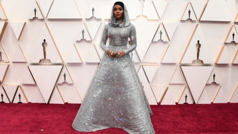 Janelle Monae trug eine futuristische Glitzerrobe von Ralph Lauren. (Bild: 2020 Invision)