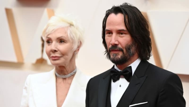 Keanu Reeves und seine Mutter Patricia Taylor (Bild: AFP)