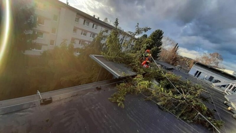 Einsatz im Linzer Stadtteil Oedt. (Bild: FF Ebelsberg)