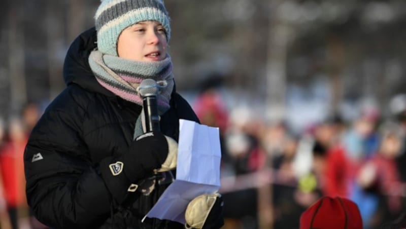 Greta Thunberg (Bild: AFP)