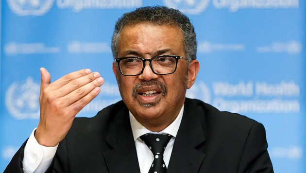 Tedros Adhanom Ghebreyesus wünscht sich das Medikament „Frieden". (Bild: Salvatore Di Nolfi/Keystone via AP)